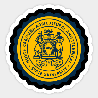 North Carolina A&T 1891 University Apparel Sticker